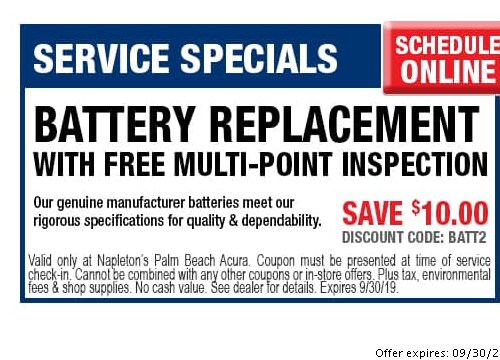Napletons Palm Beach front Acura Services Promotions West Palm Seashore photo regarding Printable Coupons Acura Service called Napletons Palm Beach front Acura Provider Promotions West Palm Seashore